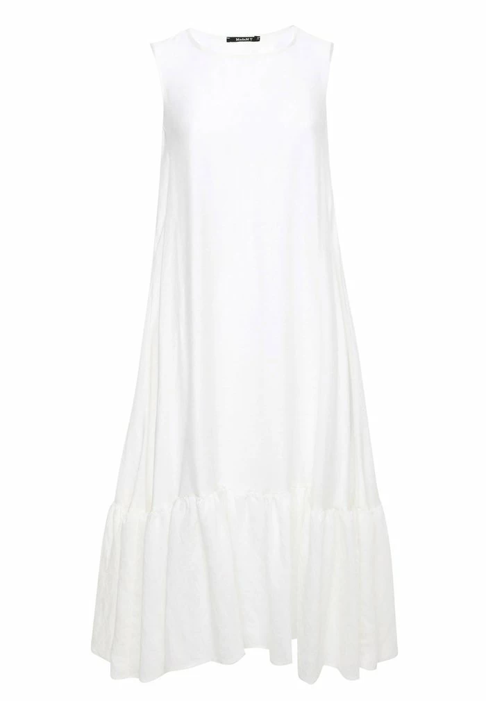 Madam-T Robe Longue - Weiß 3 Madam-T Robe Longue - Weiß – Image 3