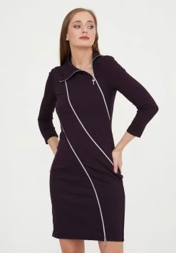 Madam-T MODERN - Robe Fourreau - Dunkelviolett -Madam-T Soldes 2022 0d22dc7657ec48369d246dcc9630c785