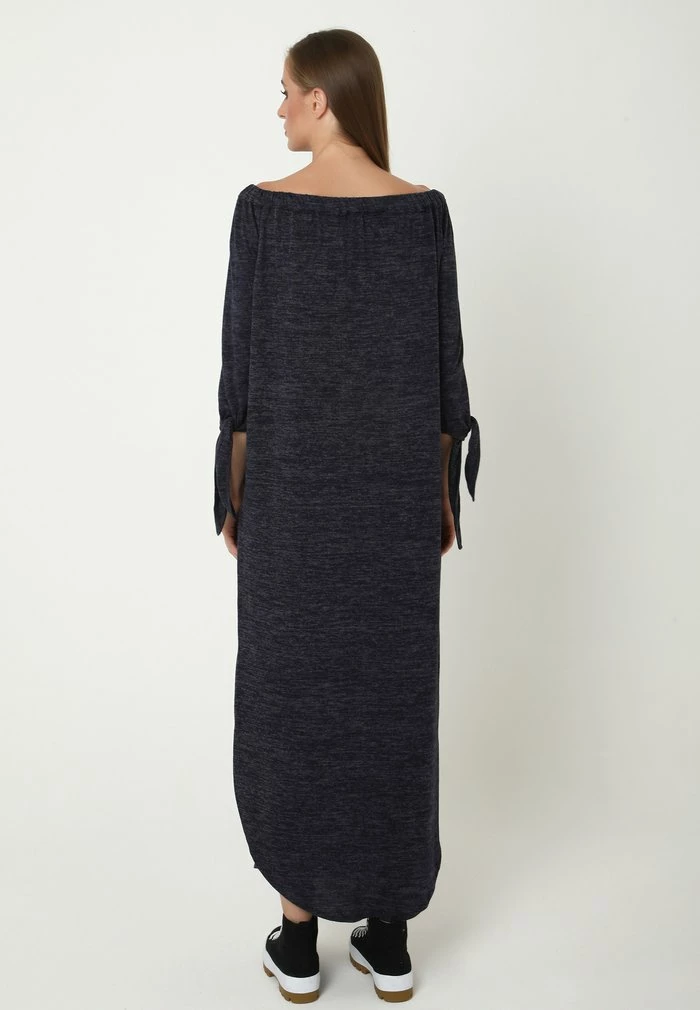 Madam-T SILVIA - Robe Longue - Blau 3 Madam-T SILVIA - Robe Longue - Blau – Image 3