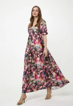 Madam-T AMORESSA - Robe Longue - Grau, Rosa -Madam-T Soldes 2022 0dab7d2d530d424abaf61f5c93f60d48