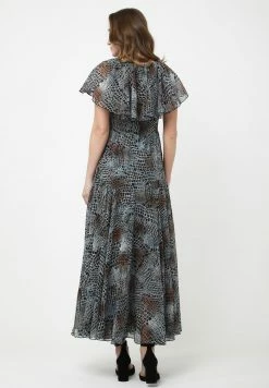 Madam-T ELIZABETTA - Robe Longue - Schwarz, Hellblau -Madam-T Soldes 2022 0dbff376ed3e468d9c0b425617b66575