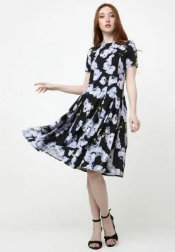 Madam-T KRISTI - Robe De Jour - Schwarz Blau -Madam-T Soldes 2022 0e3f270723fa4a9ba49721049a7141ee