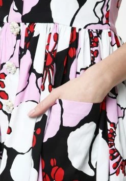 Madam-T Robe De Jour - Schwarz Weiß -Madam-T Soldes 2022 0e550db3b2594cf09bdb9225abb1acd9