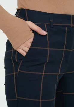 Madam-T MARIO - Pantalon Classique - Blue/brown -Madam-T Soldes 2022 0edde5ca2c7843fe9e157643431e6b0b