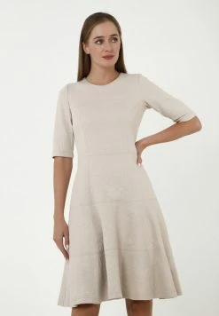 Madam-T Robe De Jour - Creme -Madam-T Soldes 2022 0ee40a0754d54bd5b23c82df0bd9f172