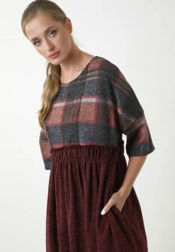 Madam-T KLEID OFELIA - Robe Fourreau - Weinrot -Madam-T Soldes 2022 0ef0c518e8ff4915b5a8abf0c5281cd9