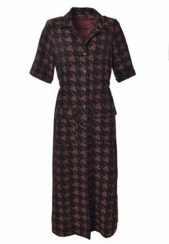 Madam-T ORSOLA - Robe Chemise - Schwarz/rot -Madam-T Soldes 2022 0ef3004997e3418abe9af158bd616def