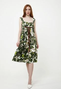 Madam-T Robe De Jour - Milchig, Khaki