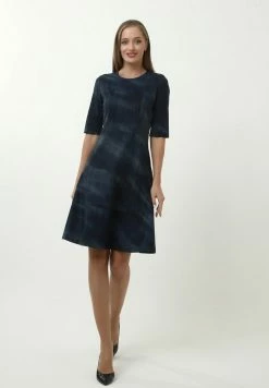 Madam-T SAPALERI - Robe De Jour - Blau/schwarz -Madam-T Soldes 2022 1021e2b6115e43e39e72d9dbb5361881