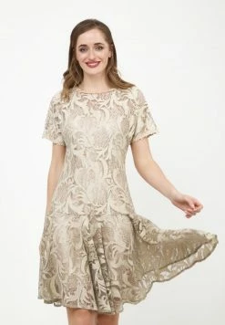 Madam-T SACASA - Robe De Soirée - Beige