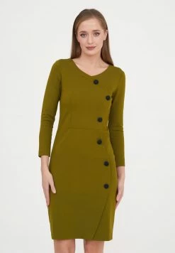 Madam-T BURNLEY - Robe Fourreau - Khakifarben -Madam-T Soldes 2022 1094efec7f324f6baffd897a0786e1f4