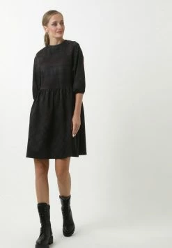 Madam-T ADAMASA - Robe De Jour - Schwarz/pflaume -Madam-T Soldes 2022 10d80b8100ce4ed680cdc8b4fffc57cf