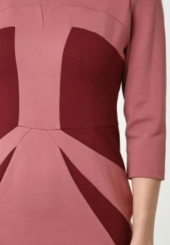 Madam-T AMINA - Robe Fourreau - Rosa, Weinrot -Madam-T Soldes 2022 10dec7a5a3ef416da813e0117e4e4d25