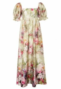 Madam-T AMORESSA - Robe Longue - Olive, Pink -Madam-T Soldes 2022 10f9a94a0596461cb8c01736ffe72ccc