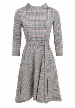 Madam-T SAMBRA - Robe De Jour - Grüner Zig/rot -Madam-T Soldes 2022 115378ca548b41cabf80345035522a02