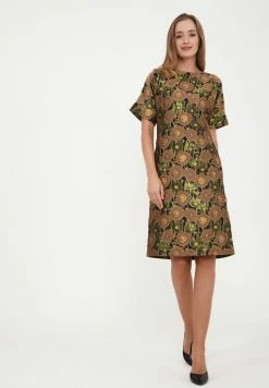 Madam-T JUDY - Robe De Jour - Blau, Goldrute -Madam-T Soldes 2022 1153a560cf10449db0e4866e77452a13