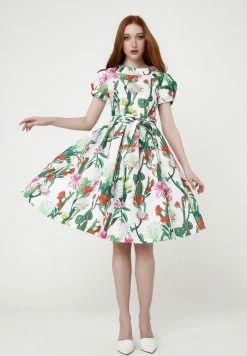 Madam-T RETRONA - Robe De Jour - Weiß Grün 10 Madam-T RETRONA - Robe De Jour - Weiß Grün -Madam-T Soldes 2022 11743e2bfa0f485f98c8b3a25857d918