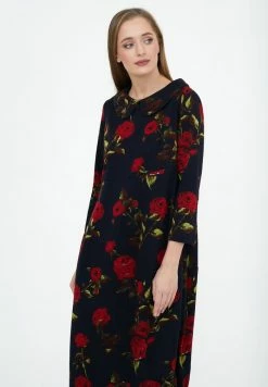 Madam-T IVONI - Robe De Jour - Blau/rot -Madam-T Soldes 2022 11bc9c813dc44ff48d6bd324540f26bb