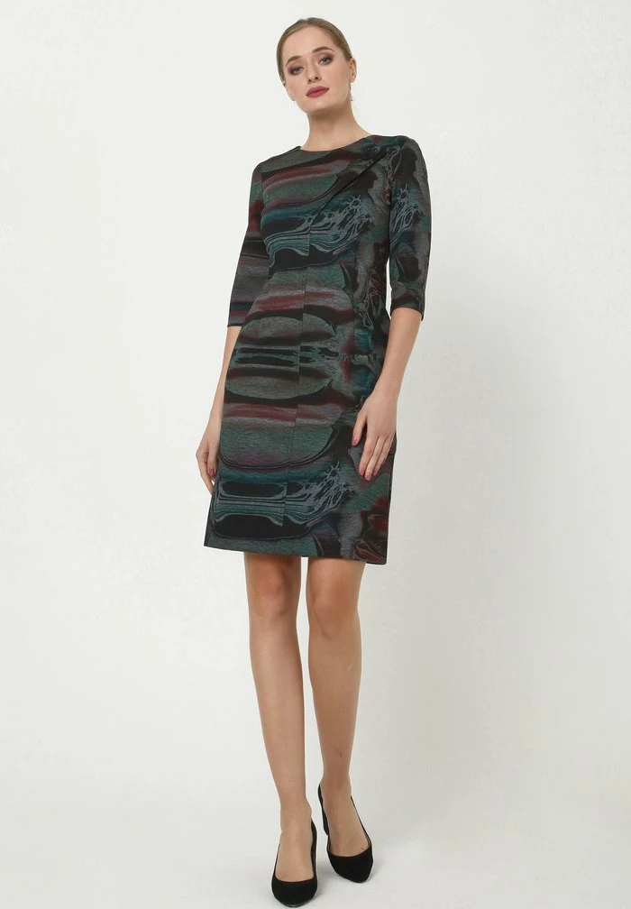 Madam-T JERSEYKLEID - Robe En Jersey - Grau Aqua 2 Madam-T JERSEYKLEID - Robe En Jersey - Grau Aqua – Image 2