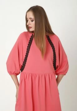 Madam-T ADAMASA - Robe En Jersey - Coral -Madam-T Soldes 2022 11dd1374ed804849866d333f6cf725ee