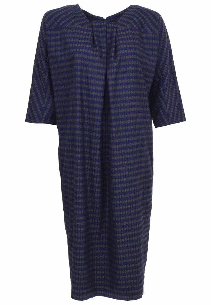 Madam-T VIKANA - Robe De Jour - Indigo Grüne Bohnen 5 Madam-T VIKANA - Robe De Jour - Indigo Grüne Bohnen – Image 5