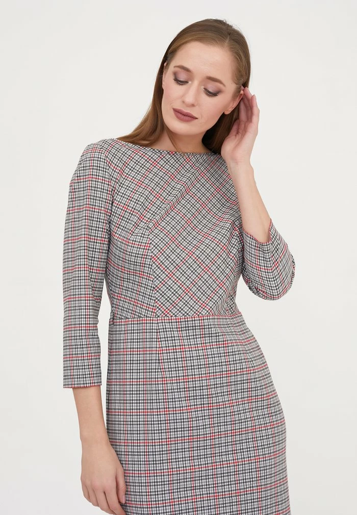 Madam-T MUARA - Robe Fourreau - Grüner Zig/rot 6 Madam-T MUARA - Robe Fourreau - Grüner Zig/rot – Image 6