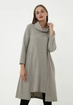 Madam-T SHELBY - Robe Pull - Lichtgrau