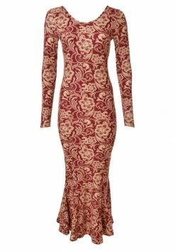 Madam-T PENELOPA - Robe Fourreau - Rot/beige -Madam-T Soldes 2022 12637c38dadd491eb4b78c6ac6175b1b