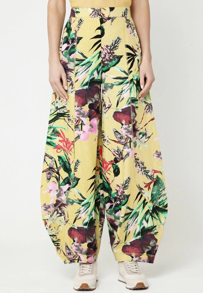 Madam-T Pantalon Classique - Gelbgrün 1 Madam-T Pantalon Classique - Gelbgrün