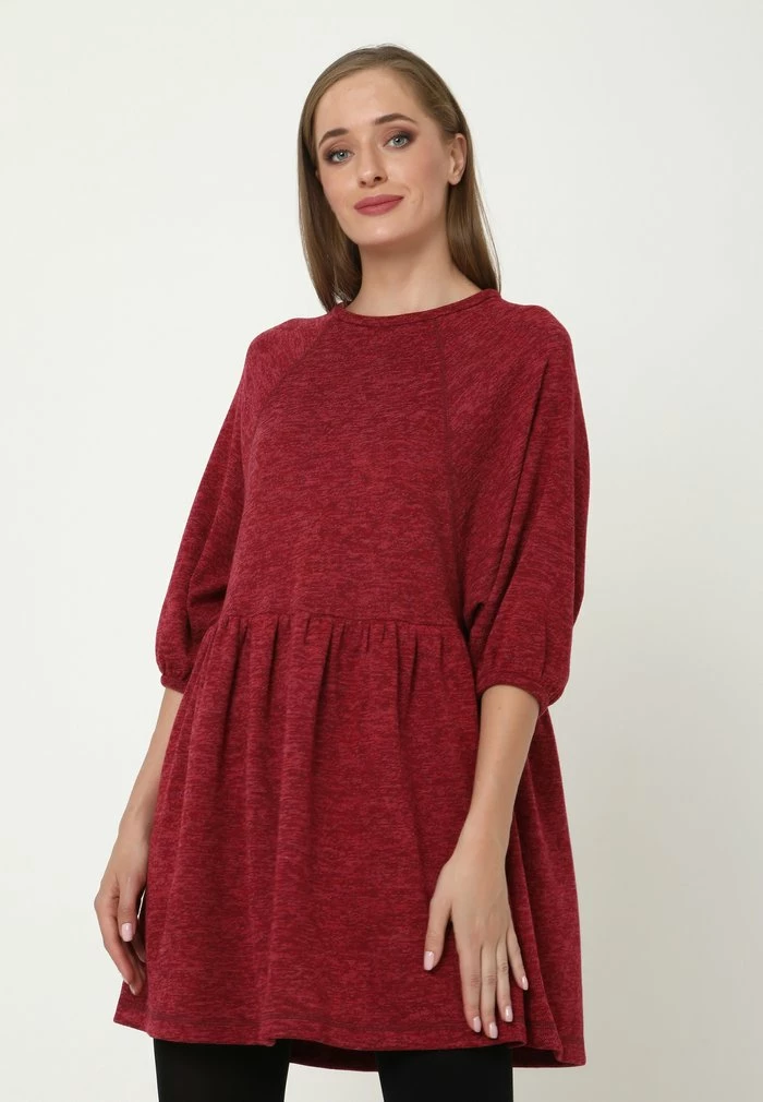 Madam-T Robe De Jour - Red 1 Madam-T Robe De Jour - Red