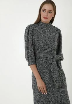 Madam-T MARENA - Robe De Jour - Grau, Silbrig -Madam-T Soldes 2022 13d214ed1e124f318a15afb0c9112fe7