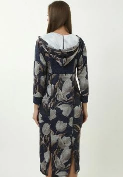 Madam-T ZLATA - Robe Fourreau - Blau/ Rosa -Madam-T Soldes 2022 13e818b64cf242e89a825b79d29263d1