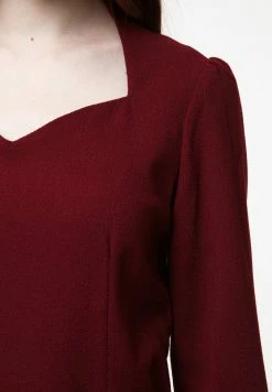 Madam-T Robe De Jour - Weinrot -Madam-T Soldes 2022 13f98ee62d8744b0aaeca6097e707f83