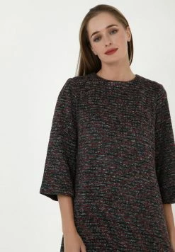 Madam-T MELANICA - Robe De Jour - Dunkelgrau Rot -Madam-T Soldes 2022 1405c0cd3ffc4c858009f775d8418f5f