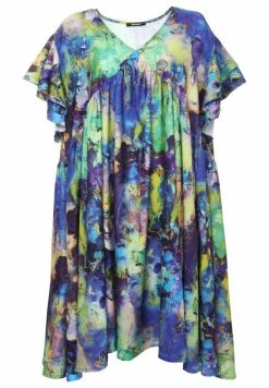 Madam-T Robe De Jour - Kornblume Blau Lila -Madam-T Soldes 2022 14e710d12d4645a99728e4e35a3a3e1b