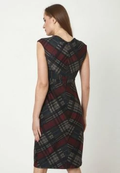 Madam-T MUTALA - Robe Fourreau - Weinrot Blau -Madam-T Soldes 2022 158fcc7a8f614517b4844ed04e93c6eb