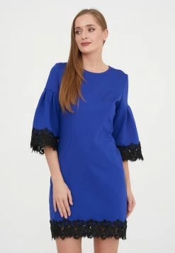 Madam-T DEGA - Robe Fourreau - Blue -Madam-T Soldes 2022 160e5f4d891e470d88f54a4b7daa8b60