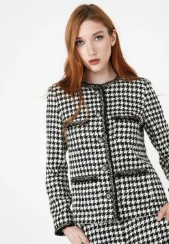 Madam-T JACKE SIBYLLA - Veste Mi-saison - Weiß Schwarz -Madam-T Soldes 2022 161fa414442f4161a71e8406c0b551ce