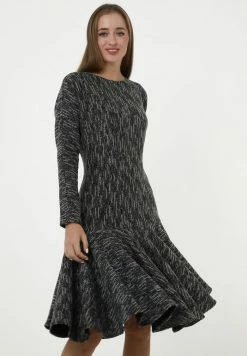 Madam-T SAMARA - Robe Pull - Grau