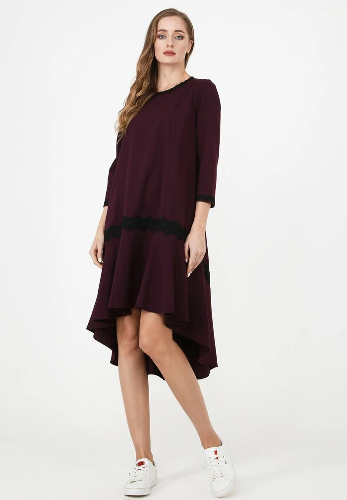 Madam-T Robe De Jour - Weinrot 2 Madam-T Robe De Jour - Weinrot – Image 2