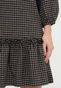 Madam-T FIKERA - Robe De Jour - Beige Schwarz -Madam-T Soldes 2022 169335f83c9949419d585b7de7e7e37b