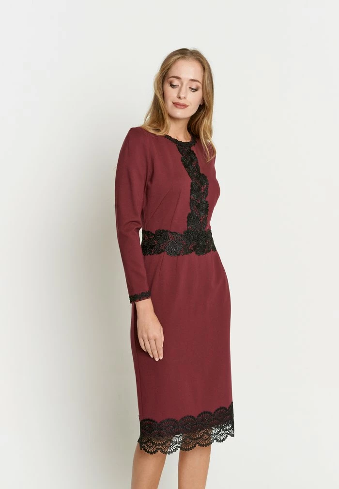 Madam-T TROPICANA - Robe De Jour - Weinrot 1 Madam-T TROPICANA - Robe De Jour - Weinrot