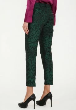 Madam-T MARIO - Pantalon Classique - Schwarz/grün -Madam-T Soldes 2022 16e407858dff4ff6b05831c2d3b5af87