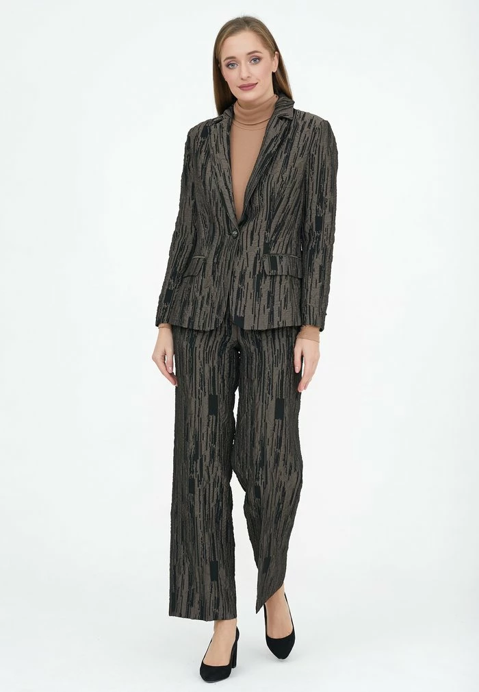 Madam-T MANA - Blazer - Black / Khaki 2 Madam-T MANA - Blazer - Black / Khaki – Image 2