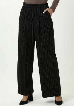 Madam-T DOKKOTA - Pantalon Classique - Black -Madam-T Soldes 2022 17de68b75e384984894b7665a0eb9bc7