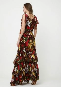 Madam-T Robe Longue - Wein Rot, Rot -Madam-T Soldes 2022 1838303943ed40ba852b2f1db47f1aae