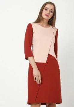 Madam-T ELMA - Robe En Jersey - Pfirsich Terrakotta