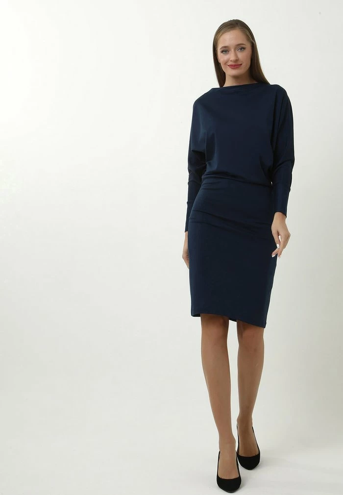 Madam-T GERA - Robe Fourreau - Blau 2 Madam-T GERA - Robe Fourreau - Blau – Image 2