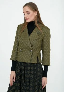 Madam-T YANMIN - Blazer - Khaki -Madam-T Soldes 2022 18ad54c17aa74bd78ade283b6d7947a3