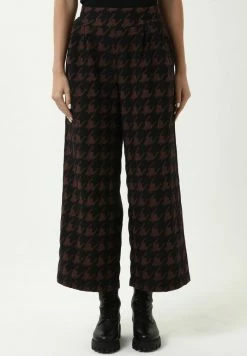 Madam-T GERDI - Pantalon Classique - Brown